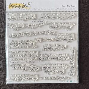 Ocean-Themed Clear Stamp Set